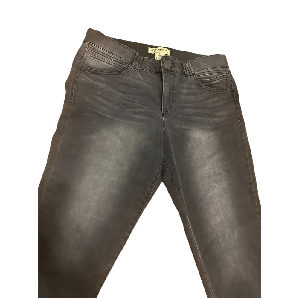 Democracy AB Jeans Women's 14‎ Black AB Technology Straight Leg Jeans